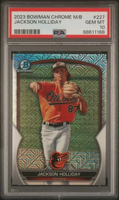 2023 Bowman Jackson Holliday Mega Box Chrome #227 card image