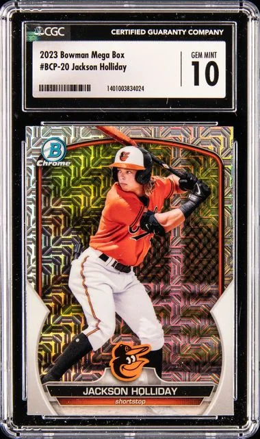 2023 Bowman Jackson Holliday Sapphire Edition Chrome Prospects #BCP-20 card image