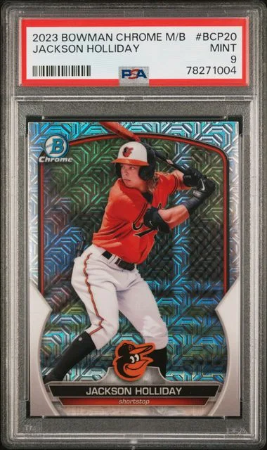 2023 Bowman Jackson Holliday Sapphire Edition Chrome Prospects Green #Bcp20 card image
