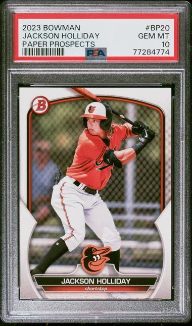 2023 Bowman Jackson Holliday Paper Prospects #BP-20 card image