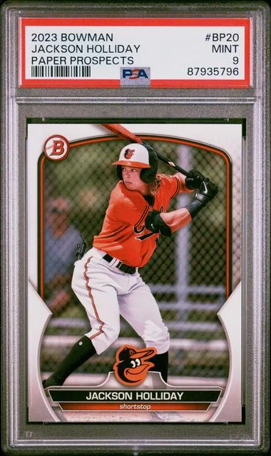 2023 Bowman Jackson Holliday Paper Prospects #BP20 card image