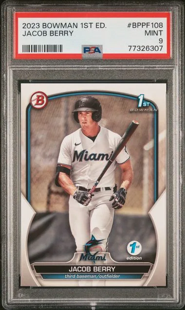 2023 Bowman Jacob Berry 1st Edition #BPPF-108 card image