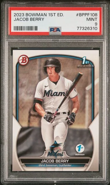 2023 Bowman Jacob Berry 1st Edition #Bppf108 card image