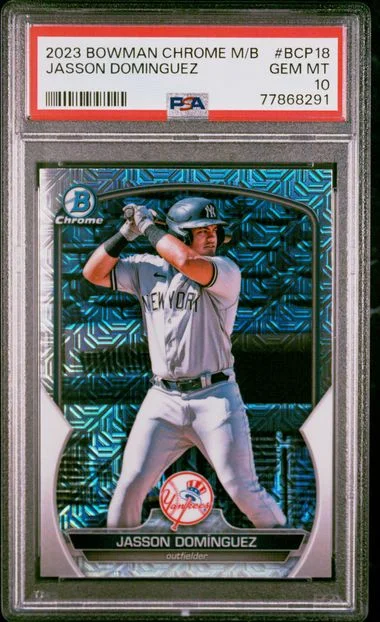 2023 Bowman Jasson Dominguez Mega Box Chrome #Bcp18 card image