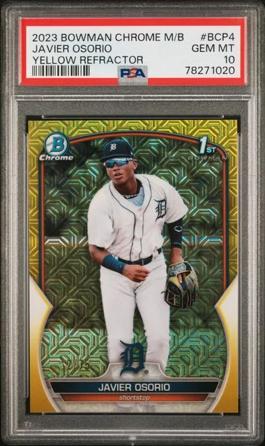 2023 Bowman Javier Osorio Mega Box Chrome #BCP4 card image