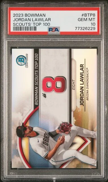 2023 Bowman Jordan Lawlar Scouts' Top 100 #BTP8 card image