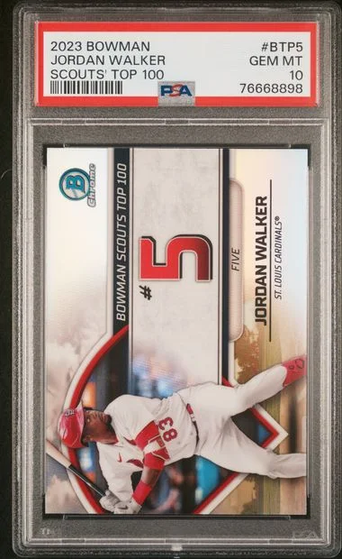 2023 Bowman Jordan Walker Scouts' Top 100 #BTP-5 card image