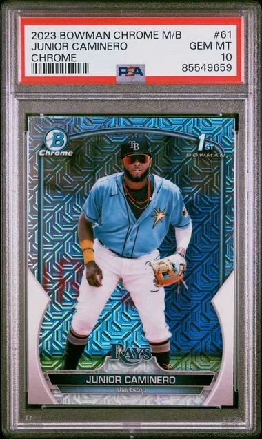 2023 Bowman Junior Caminero Mega Box Chrome #61 card image
