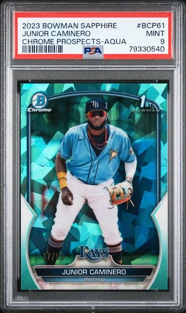 2023 Bowman Junior Caminero Mega Box Chrome #Bcp61 card image