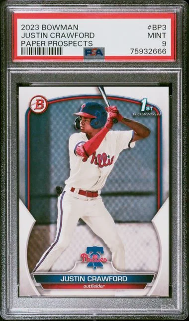 2023 Bowman Justin Crawford Paper Prospects #Bp3 card image