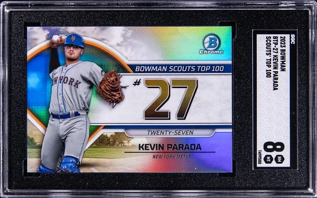 2023 Bowman Kevin Parada Scouts Top 100 #BTP27 card image