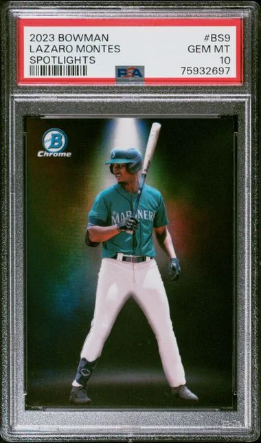 2023 Bowman Lazaro Montes Spotlights #Bs9 card image