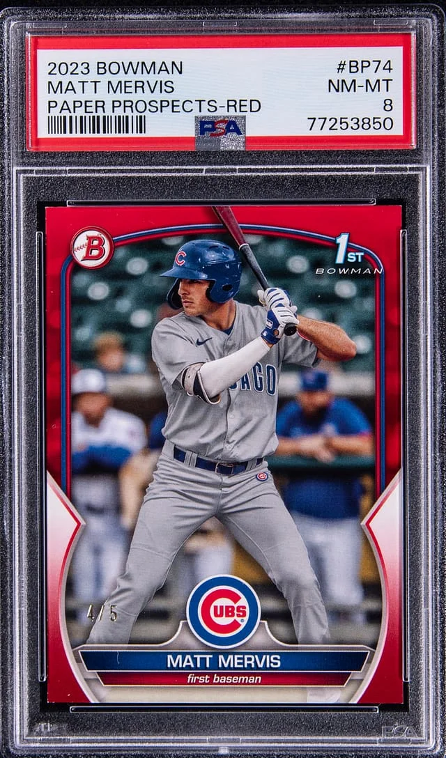 2023 Bowman Matt Mervis Paper Prospects #Bp74 card image
