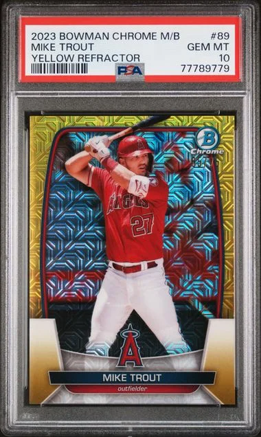 2023 Bowman Mike Trout Mega Box Chrome #89 card image
