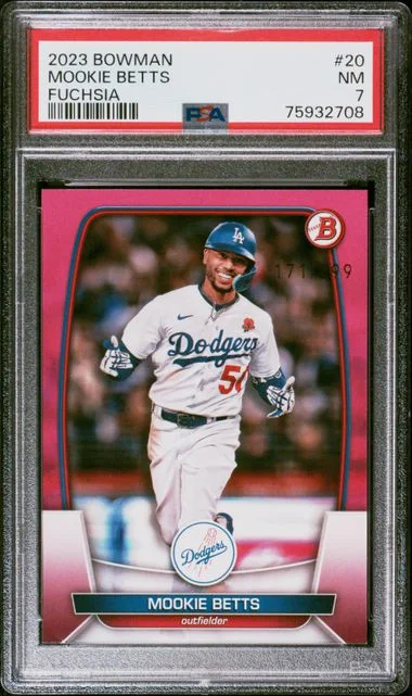 2023 Bowman Mookie Betts Mega Box Chrome #20 card image
