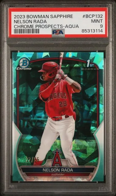 2023 Bowman Nelson Rada Sapphire Edition Chrome Prospects Aqua #BCP132 card image