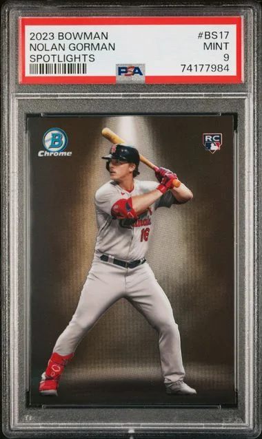 2023 Bowman Nolan Gorman Spotlights #BS-17 card image