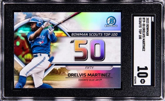 2023 Bowman Orelvis Martinez Scouts Top 100 #BTP50 card image