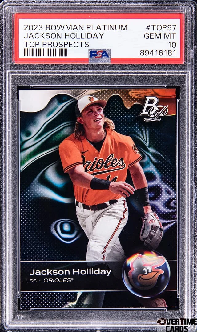 2023 Bowman Platinum Jackson Holliday Top Prospects #TOP97 card image