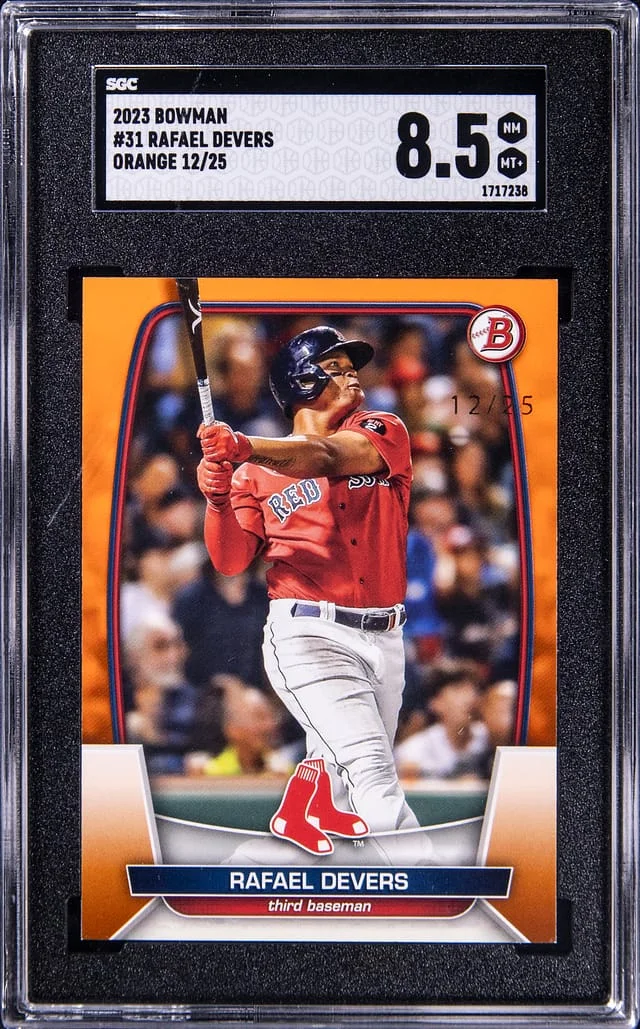 2023 Bowman Rafael Devers Orange #31 card image
