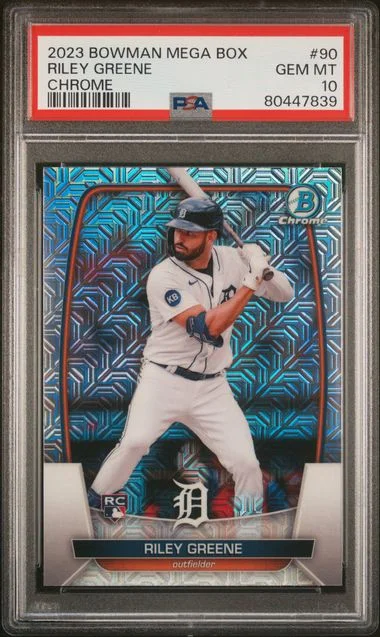 2023 Bowman Riley Greene Mega Box Chrome #90 card image