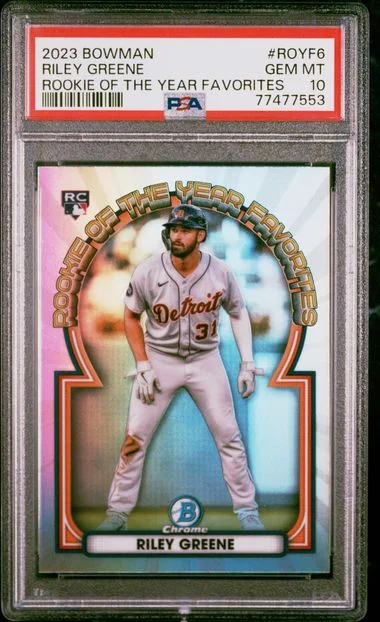 2023 Bowman Riley Greene Of The Year Favorites #ROYF-6 card image