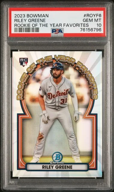 2023 Bowman Riley Greene Of The Year Favorites #ROYF6 card image