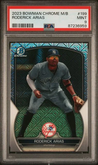 2023 Bowman Roderick Arias Mega Box Chrome #199 card image