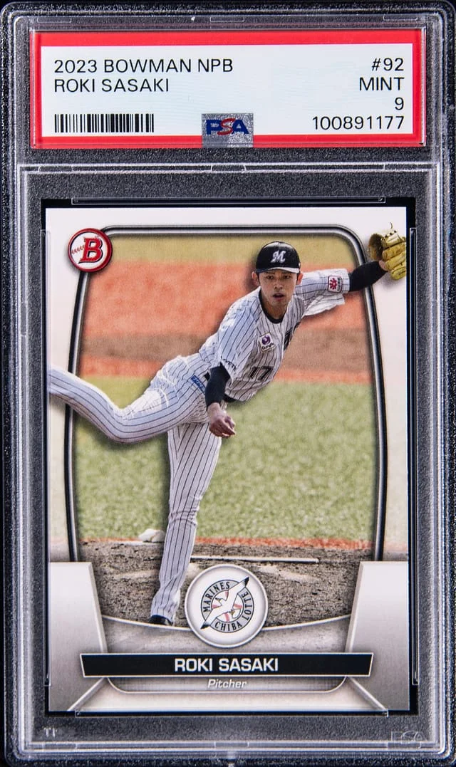 2023 Bowman Roki Sasaki NPB #92 card image