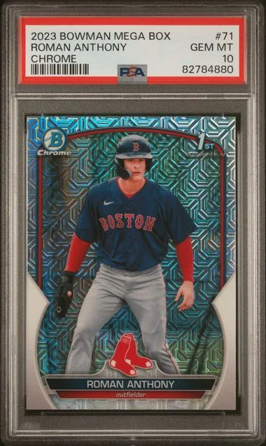 2023 Bowman Roman Anthony Mega Box Chrome #71 card image