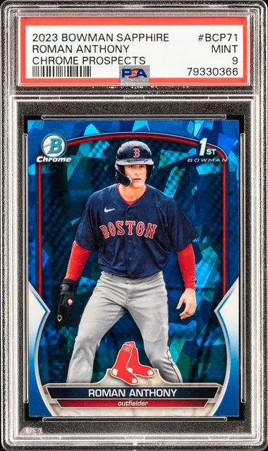 2023 Bowman Roman Anthony Sapphire Edition Chrome Prospects #BCP-71 card image
