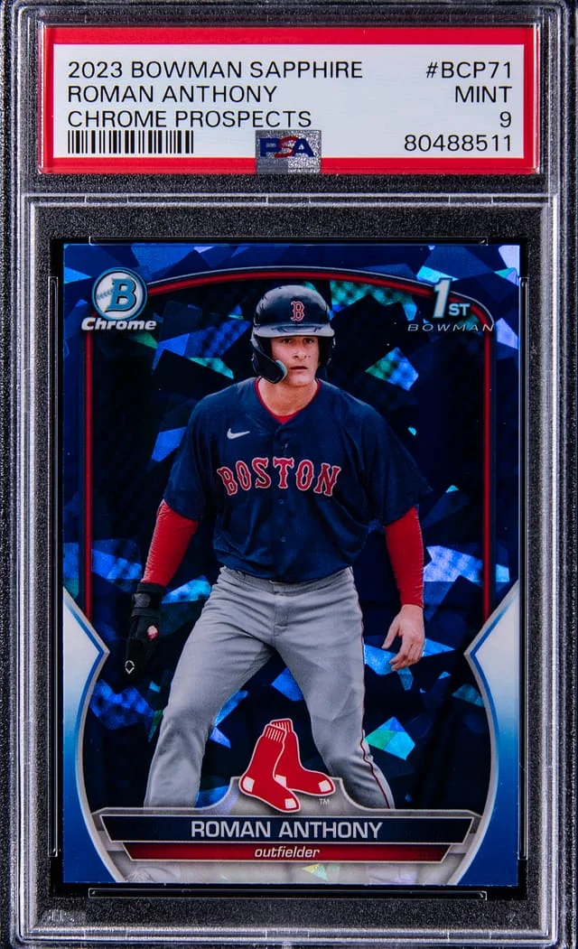 2023 Bowman Roman Anthony Sapphire Edition Chrome Prospects #BCP71 card image