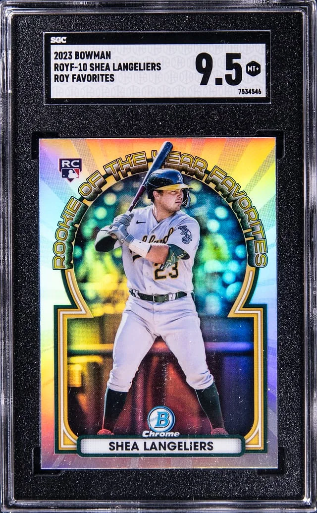 2023 Bowman Shea Langeliers ROY Favorites #ROYF-10 card image