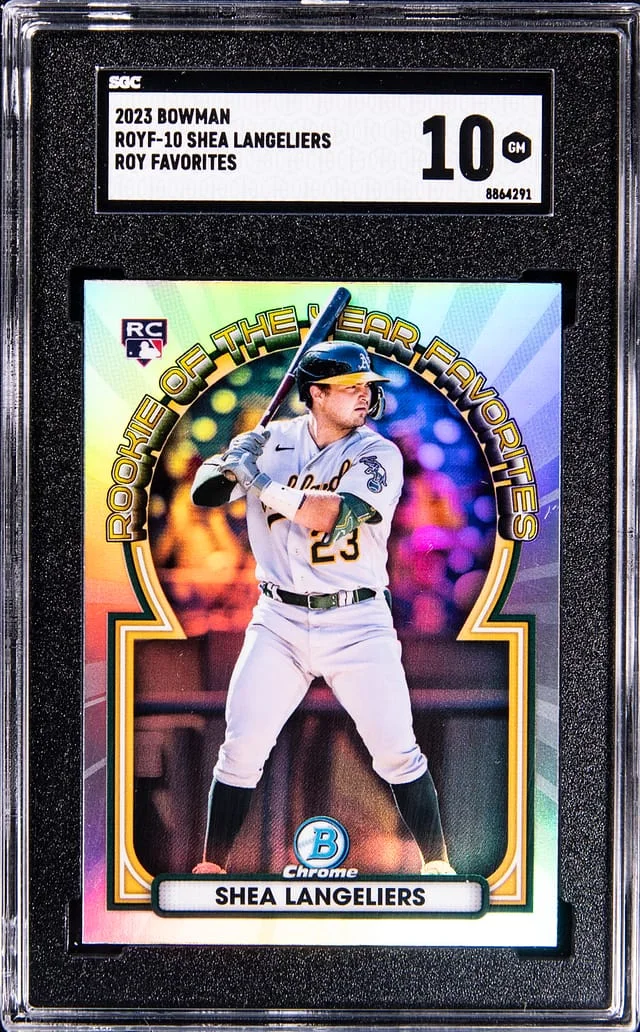 2023 Bowman Shea Langeliers ROY Favorites #ROYF10 card image