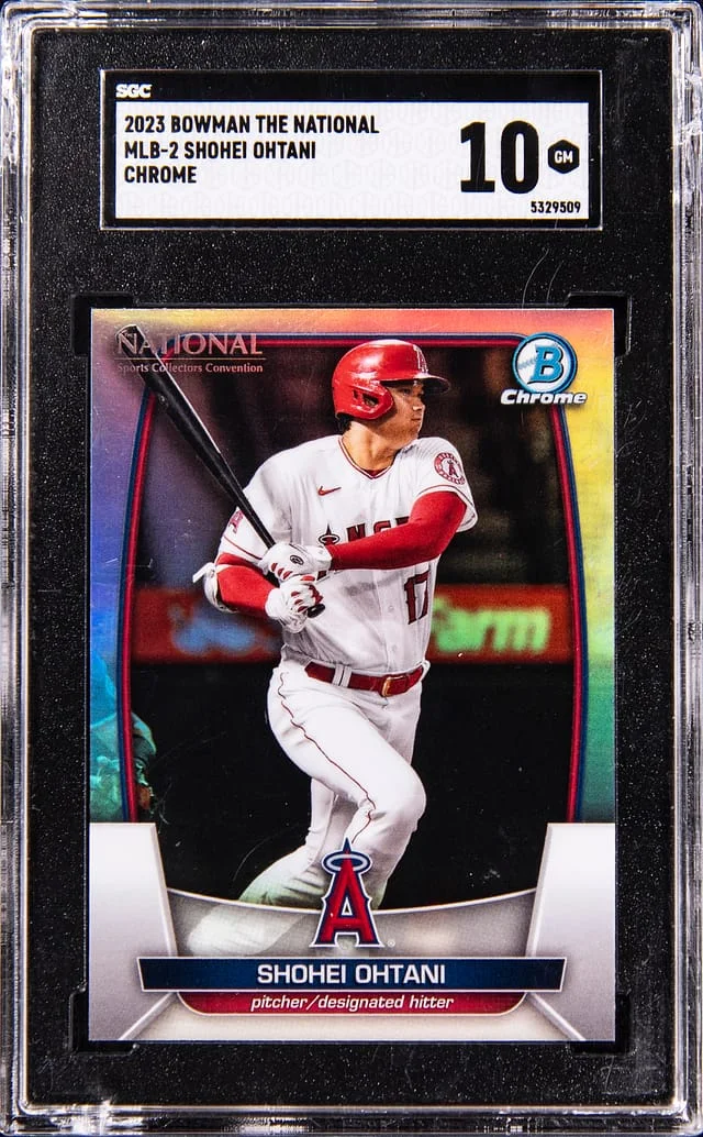 2023 Bowman Shohei Ohtani The National Chrome #MLB-2 card image