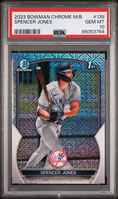 2023 Bowman Spencer Jones Mega Box Chrome #139 card image