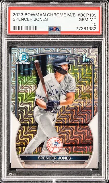 2023 Bowman Spencer Jones Mega Box Chrome #Bcp139 card image