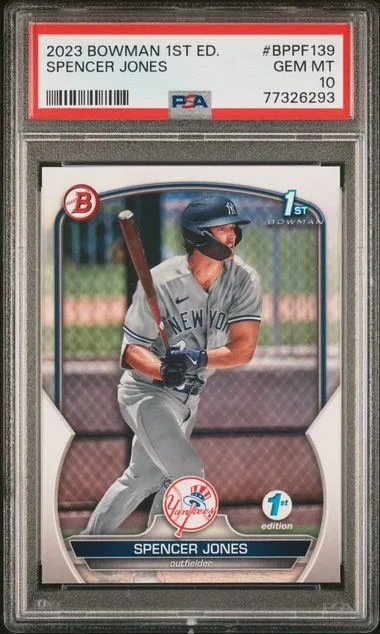 2023 Bowman Spencer Jones 1st Edition #Bppf139 card image
