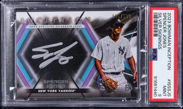 2023 Bowman Spencer Jones Inception Silver Signings #ISS-SJS card image