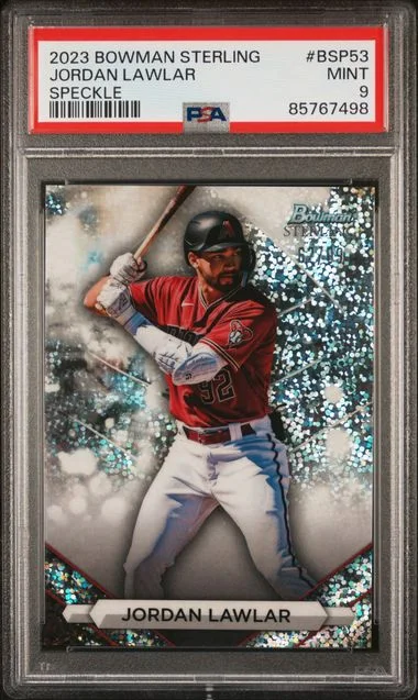 2023 Bowman Sterling Jordan Lawlar Speckle #BSP-53 card image