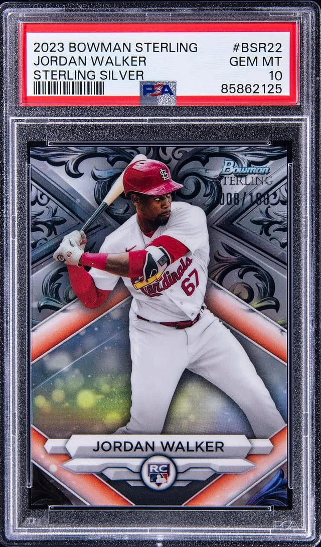 2023 Bowman Sterling Jordan Walker Speckle #BSR22 card image
