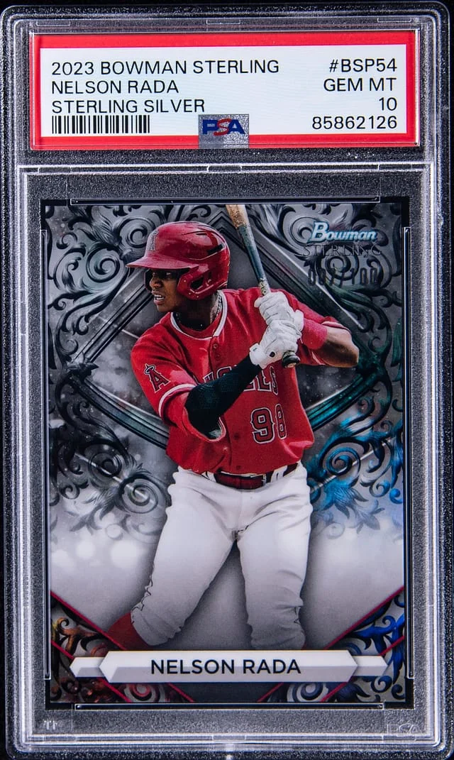 2023 Bowman Sterling Nelson Rada Silver #BSP54 card image