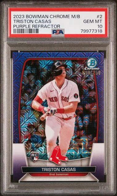 2023 Bowman Triston Casas Mega Box Chrome #2 card image