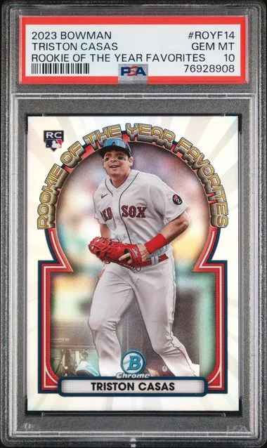 2023 Bowman Triston Casas ROY Favorites #ROYF14 card image
