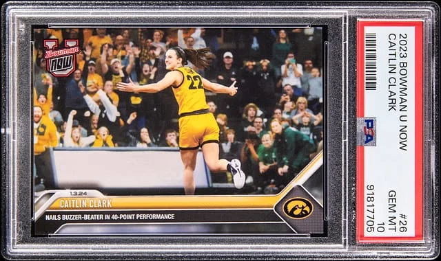 2023 Bowman University Caitlin Clark Now #26 card image