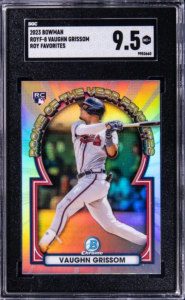 2023 Bowman Vaughn Grissom ROY Favorites #ROYF8 card image