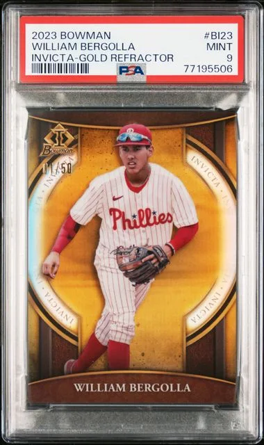 2023 Bowman William Bergolla Invicta #BI23 card image