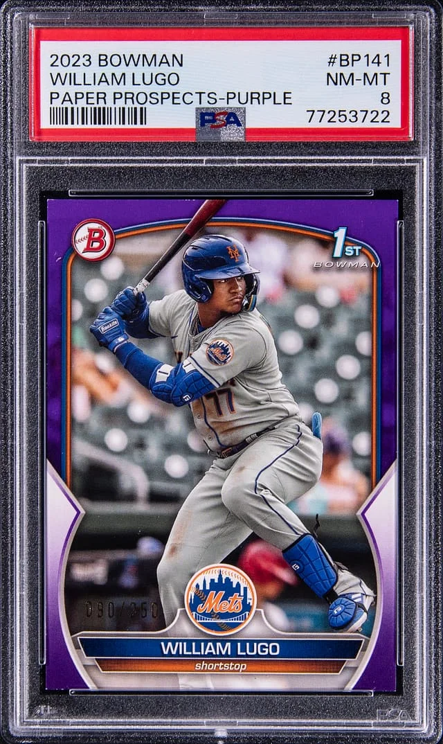 2023 Bowman William Lugo Prospects Neon Green #BP141 card image