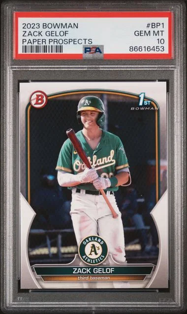 2023 Bowman Zack Gelof Paper Prospects #BP1 card image
