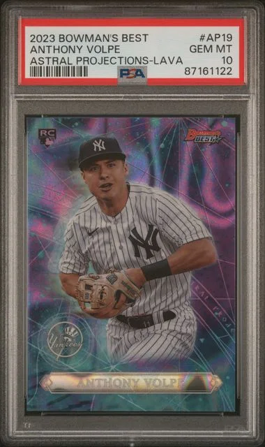 2023 Bowman's Best Anthony Volpe Astral Projections Lava #AP19 card image